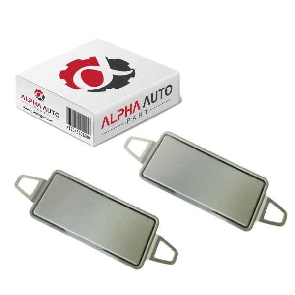 Mercedes C Class W204 - E Class W212 için Güneşlik Ayna Kapağı - Gri 2 Adet