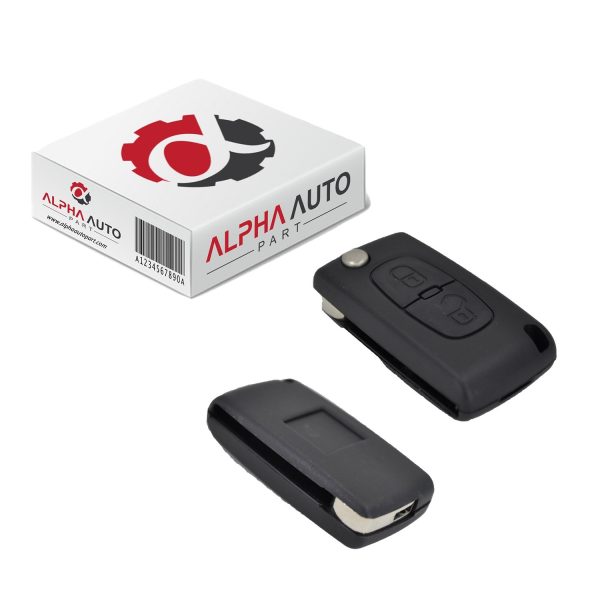 Peugeot , Citroen için 2 Tuşlu , Sustasız Uzaktan Kumanda Anahtar Düğmesi Kabı
