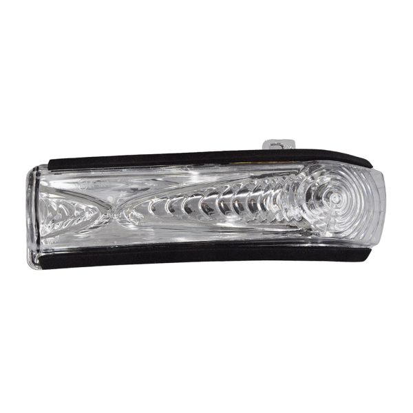 Le signal de rétroviseur pour Fiat Doblo, Combo D est blanc - gauche