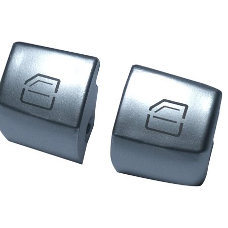 Couvre-bouton en verre pour Mercedes C Classe W205, W253, W222- 2 pièces