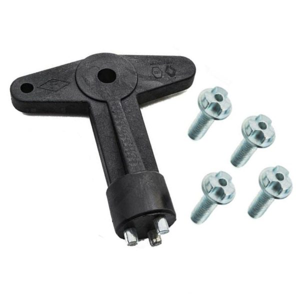 Vis d'enjoliveur en alliage avec clé pour Renault Megane,Clio,Laguna