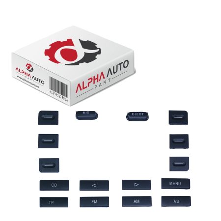 Volkswagen için Radyo CD 16 Parça Tuş Düğme Kapak Tamir Takımı RCD 300