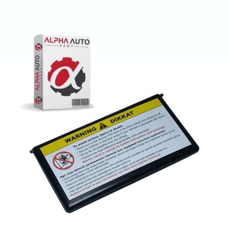 Mercedes C Class W203 2001-2007 için Güneşlik Ayna Kapak Siyah