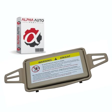 Mercedes E Class W210 1996-2003 için Güneşlik Ayna Kapak Koyu Bej Renk