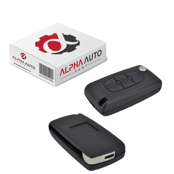 Peugeot , Citroen için 3 Tuşlu , Sustasız Uzaktan Kumanda Anahtar Düğmesi Kabı