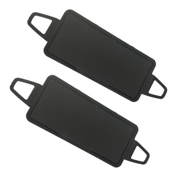 Mercedes C Class W204 - E Class W212 için Güneşlik Ayna Kapağı - Siyah 2 Adet