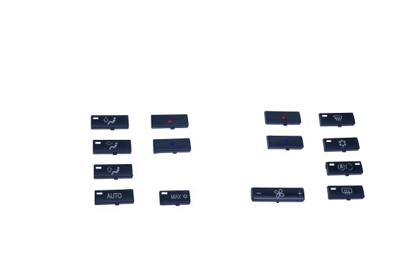 Boutons du panneau de climatisation 14 pièces pour BMW Série 5 E39