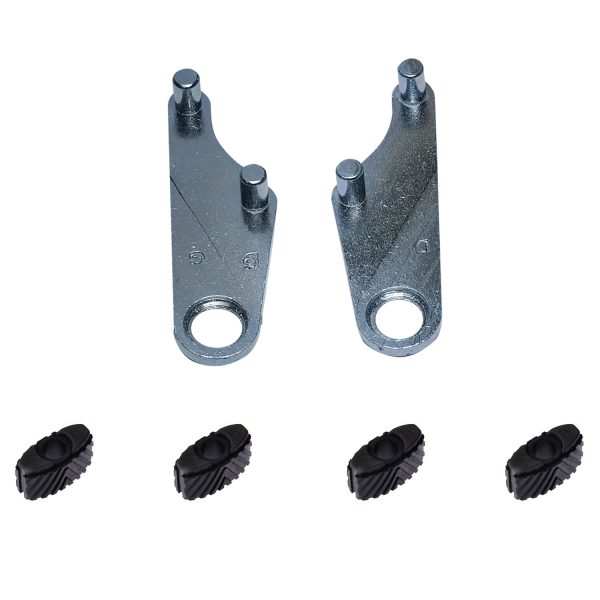 Jeu de montants métalliques de toit ouvrant pour Renault Megane 2